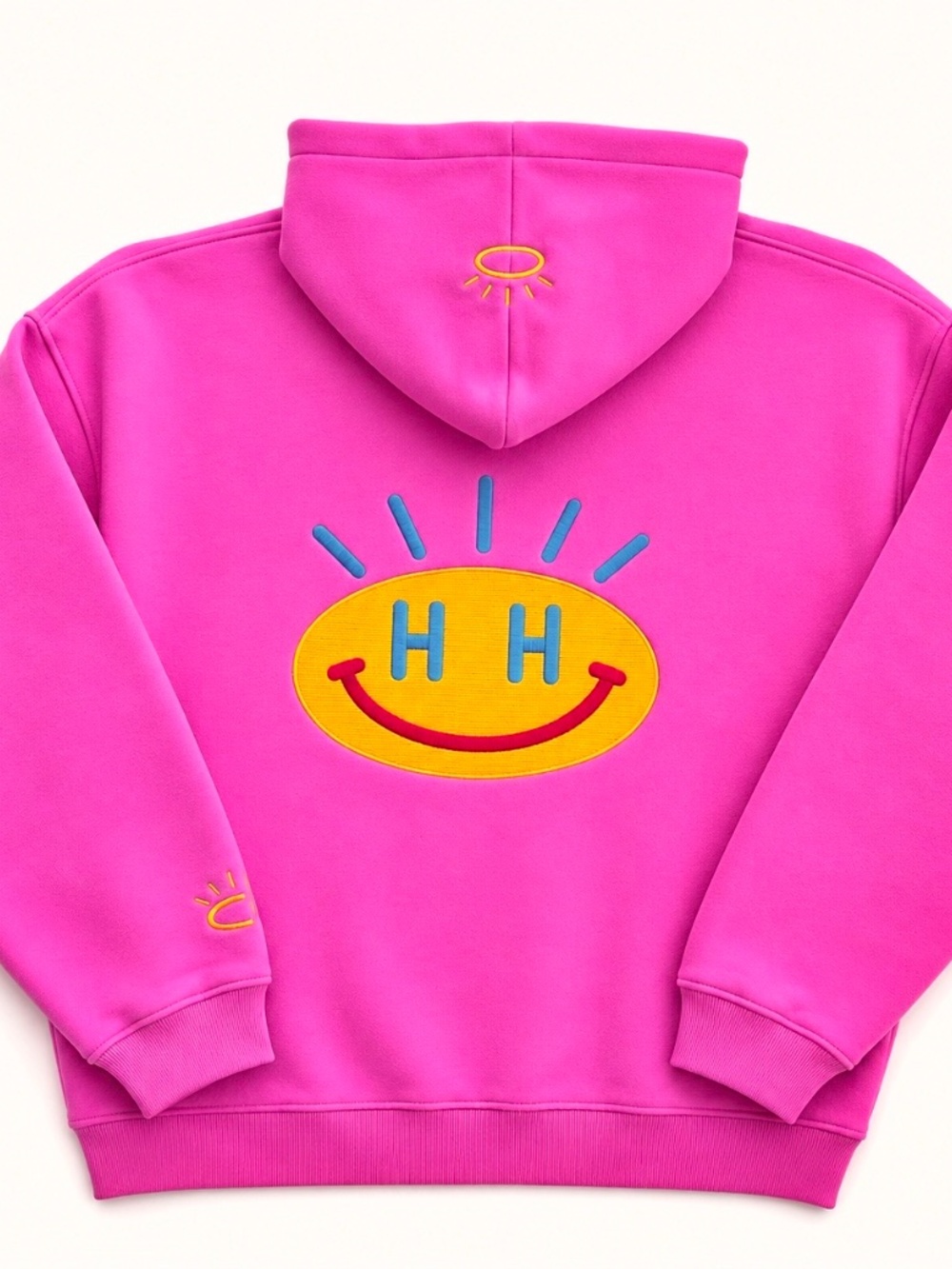 HALOD OFFICIAL GOLDEN STATE HOODIE SMILE in Bubblegum